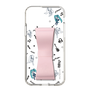 Slim Protection Case - STAND & RING RIBBON Sakura Pink［ HATSUNE MIKU - Ribbon - Instrumental - Monochrome ］
