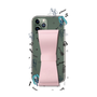 Slim Protection Case - STAND & RING RIBBON Sakura Pink［ HATSUNE MIKU - Ribbon - Instrumental - Monochrome ］