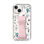 Slim Protection Case - STAND & RING RIBBON Sakura Pink［ HATSUNE MIKU - Ribbon - Instrumental - Monochrome ］