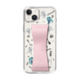 Slim Protection Case - STAND & RING RIBBON Sakura Pink［ HATSUNE MIKU - Ribbon - Instrumental - Monochrome ］