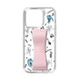 Slim Protection Case - STAND & RING RIBBON Sakura Pink［ HATSUNE MIKU - Ribbon - Instrumental - Monochrome ］