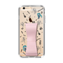 Slim Protection Case - STAND & RING RIBBON Sakura Pink［ HATSUNE MIKU - Ribbon - Instrumental - Monochrome ］