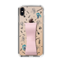 Slim Protection Case - STAND & RING RIBBON Sakura Pink［ HATSUNE MIKU - Ribbon - Instrumental - Monochrome ］
