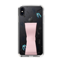 Slim Protection Case - STAND & RING RIBBON Sakura Pink［ HATSUNE MIKU - Ribbon - Instrumental - Monochrome ］