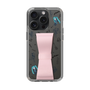 Slim Protection Case - STAND & RING RIBBON Sakura Pink［ HATSUNE MIKU - Ribbon - Instrumental - Monochrome ］