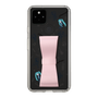 Slim Protection Case - STAND & RING RIBBON Sakura Pink［ HATSUNE MIKU - Ribbon - Instrumental - Monochrome ］