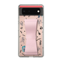 Slim Protection Case - STAND & RING RIBBON Sakura Pink［ HATSUNE MIKU - Ribbon - Instrumental - Monochrome ］