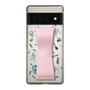 Slim Protection Case - STAND & RING RIBBON Sakura Pink［ HATSUNE MIKU - Ribbon - Instrumental - Monochrome ］