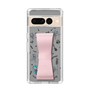 Slim Protection Case - STAND & RING RIBBON Sakura Pink［ HATSUNE MIKU - Ribbon - Instrumental - Monochrome ］