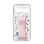 Slim Protection Case - STAND & RING RIBBON Sakura Pink［ HATSUNE MIKU - Ribbon - Instrumental - Monochrome ］