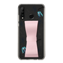 Slim Protection Case - STAND & RING RIBBON Sakura Pink［ HATSUNE MIKU - Ribbon - Instrumental - Monochrome ］