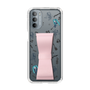 Slim Protection Case - STAND & RING RIBBON Sakura Pink［ HATSUNE MIKU - Ribbon - Instrumental - Monochrome ］