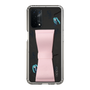 Slim Protection Case - STAND & RING RIBBON Sakura Pink［ HATSUNE MIKU - Ribbon - Instrumental - Monochrome ］