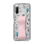 Slim Protection Case - STAND & RING RIBBON Sakura Pink［ HATSUNE MIKU - Ribbon - Instrumental - Monochrome ］