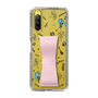 Slim Protection Case - STAND & RING RIBBON Sakura Pink［ HATSUNE MIKU - Ribbon - Instrumental - Monochrome ］
