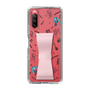 Slim Protection Case - STAND & RING RIBBON Sakura Pink［ HATSUNE MIKU - Ribbon - Instrumental - Monochrome ］
