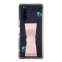 Slim Protection Case - STAND & RING RIBBON Sakura Pink［ HATSUNE MIKU - Ribbon - Instrumental - Monochrome ］