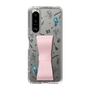Slim Protection Case - STAND & RING RIBBON Sakura Pink［ HATSUNE MIKU - Ribbon - Instrumental - Monochrome ］