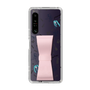 Slim Protection Case - STAND & RING RIBBON Sakura Pink［ HATSUNE MIKU - Ribbon - Instrumental - Monochrome ］
