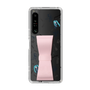 Slim Protection Case - STAND & RING RIBBON Sakura Pink［ HATSUNE MIKU - Ribbon - Instrumental - Monochrome ］