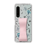 Slim Protection Case - STAND & RING RIBBON Sakura Pink［ HATSUNE MIKU - Ribbon - Instrumental - Monochrome ］