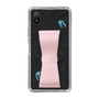 Slim Protection Case - STAND & RING RIBBON Sakura Pink［ HATSUNE MIKU - Ribbon - Instrumental - Monochrome ］