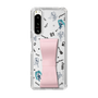 Slim Protection Case - STAND & RING RIBBON Sakura Pink［ HATSUNE MIKU - Ribbon - Instrumental - Monochrome ］