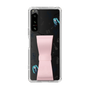 Slim Protection Case - STAND & RING RIBBON Sakura Pink［ HATSUNE MIKU - Ribbon - Instrumental - Monochrome ］