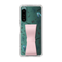 Slim Protection Case - STAND & RING RIBBON Sakura Pink［ HATSUNE MIKU - Ribbon - Instrumental - Monochrome ］