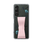 Slim Protection Case - STAND & RING RIBBON Sakura Pink［ HATSUNE MIKU - Ribbon - Instrumental - Monochrome ］
