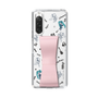 Slim Protection Case - STAND & RING RIBBON Sakura Pink［ HATSUNE MIKU - Ribbon - Instrumental - Monochrome ］