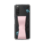 Slim Protection Case - STAND & RING RIBBON Sakura Pink［ HATSUNE MIKU - Ribbon - Instrumental - Monochrome ］