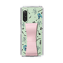 Slim Protection Case - STAND & RING RIBBON Sakura Pink［ HATSUNE MIKU - Ribbon - Instrumental - Monochrome ］