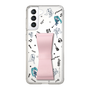 Slim Protection Case - STAND & RING RIBBON Sakura Pink［ HATSUNE MIKU - Ribbon - Instrumental - Monochrome ］