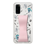 Slim Protection Case - STAND & RING RIBBON Sakura Pink［ HATSUNE MIKU - Ribbon - Instrumental - Monochrome ］