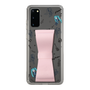 Slim Protection Case - STAND & RING RIBBON Sakura Pink［ HATSUNE MIKU - Ribbon - Instrumental - Monochrome ］