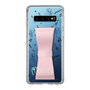 Slim Protection Case - STAND & RING RIBBON Sakura Pink［ HATSUNE MIKU - Ribbon - Instrumental - Monochrome ］