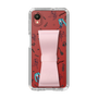 Slim Protection Case - STAND & RING RIBBON Sakura Pink［ HATSUNE MIKU - Ribbon - Instrumental - Monochrome ］