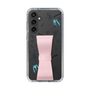 Slim Protection Case - STAND & RING RIBBON Sakura Pink［ HATSUNE MIKU - Ribbon - Instrumental - Monochrome ］