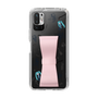 Slim Protection Case - STAND & RING RIBBON Sakura Pink［ HATSUNE MIKU - Ribbon - Instrumental - Monochrome ］