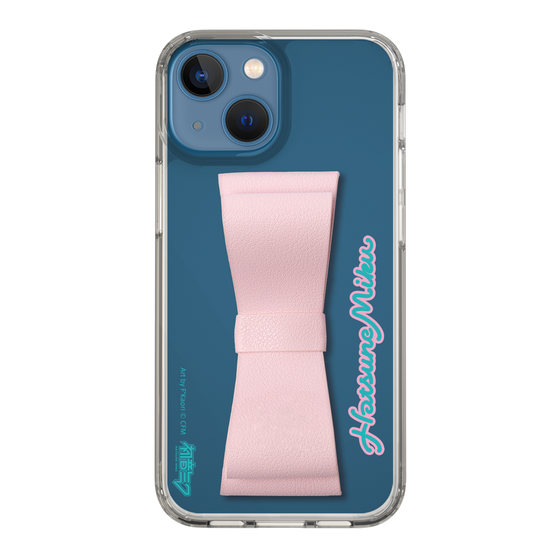 Slim Protection Case - STAND & RING RIBBON Sakura Pink［ HATSUNE MIKU - Ribbon - Logo ］