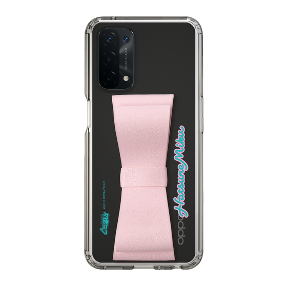 Slim Protection Case - STAND & RING RIBBON Sakura Pink［ HATSUNE MIKU - Ribbon - Logo ］