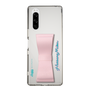 Slim Protection Case - STAND & RING RIBBON Sakura Pink［ HATSUNE MIKU - Ribbon - Logo ］