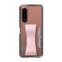 Slim Protection Case - STAND & RING RIBBON Sakura Pink［ HATSUNE MIKU - Ribbon - Logo ］