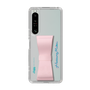 Slim Protection Case - STAND & RING RIBBON Sakura Pink［ HATSUNE MIKU - Ribbon - Logo ］