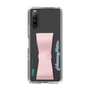Slim Protection Case - STAND & RING RIBBON Sakura Pink［ HATSUNE MIKU - Ribbon - Logo ］