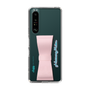 Slim Protection Case - STAND & RING RIBBON Sakura Pink［ HATSUNE MIKU - Ribbon - Logo ］