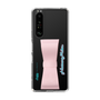 Slim Protection Case - STAND & RING RIBBON Sakura Pink［ HATSUNE MIKU - Ribbon - Logo ］