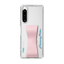 Slim Protection Case - STAND & RING RIBBON Sakura Pink［ HATSUNE MIKU - Ribbon - Logo ］
