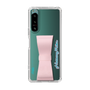 Slim Protection Case - STAND & RING RIBBON Sakura Pink［ HATSUNE MIKU - Ribbon - Logo ］